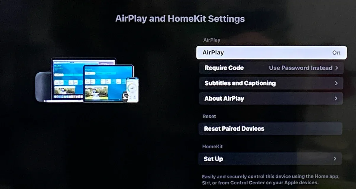 AirPlay 兼容电视概览