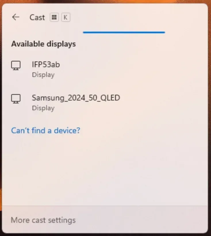 Windows 连接海信 Anyview Cast
