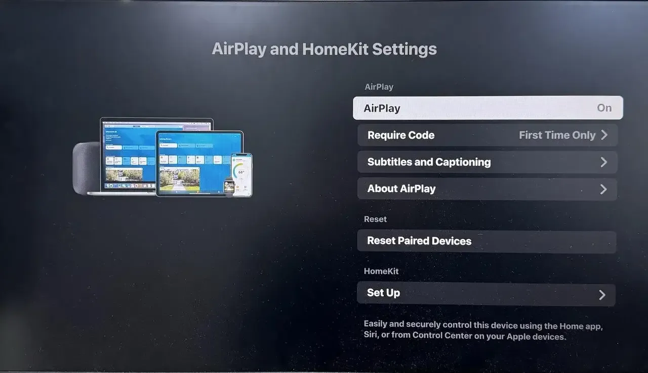 海信电视 AirPlay 设置