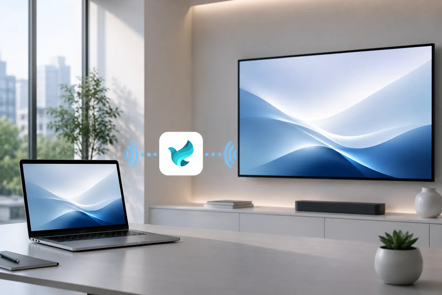 使用 Miracast 无线投屏