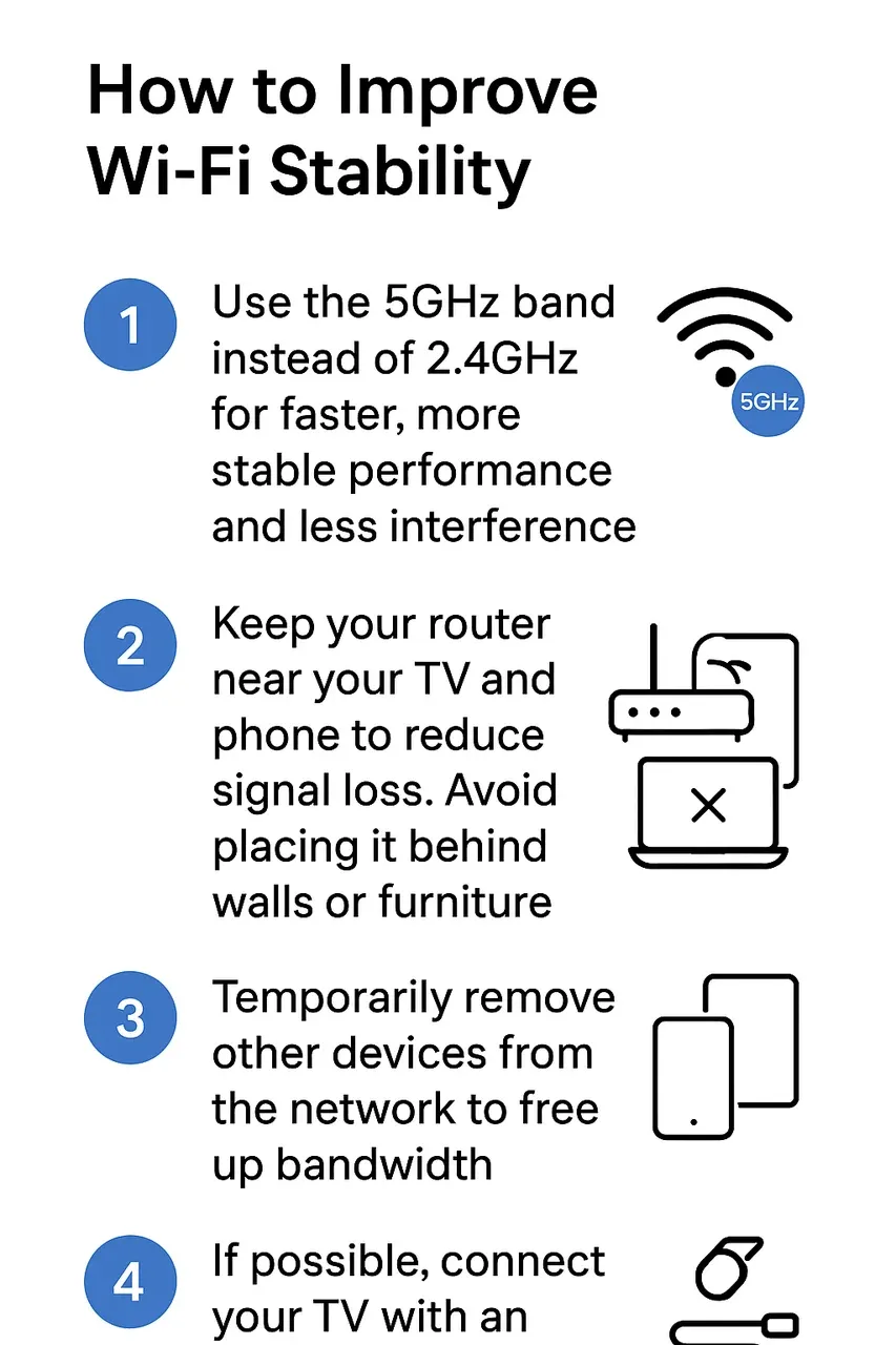 优化 Wi‑Fi 稳定性