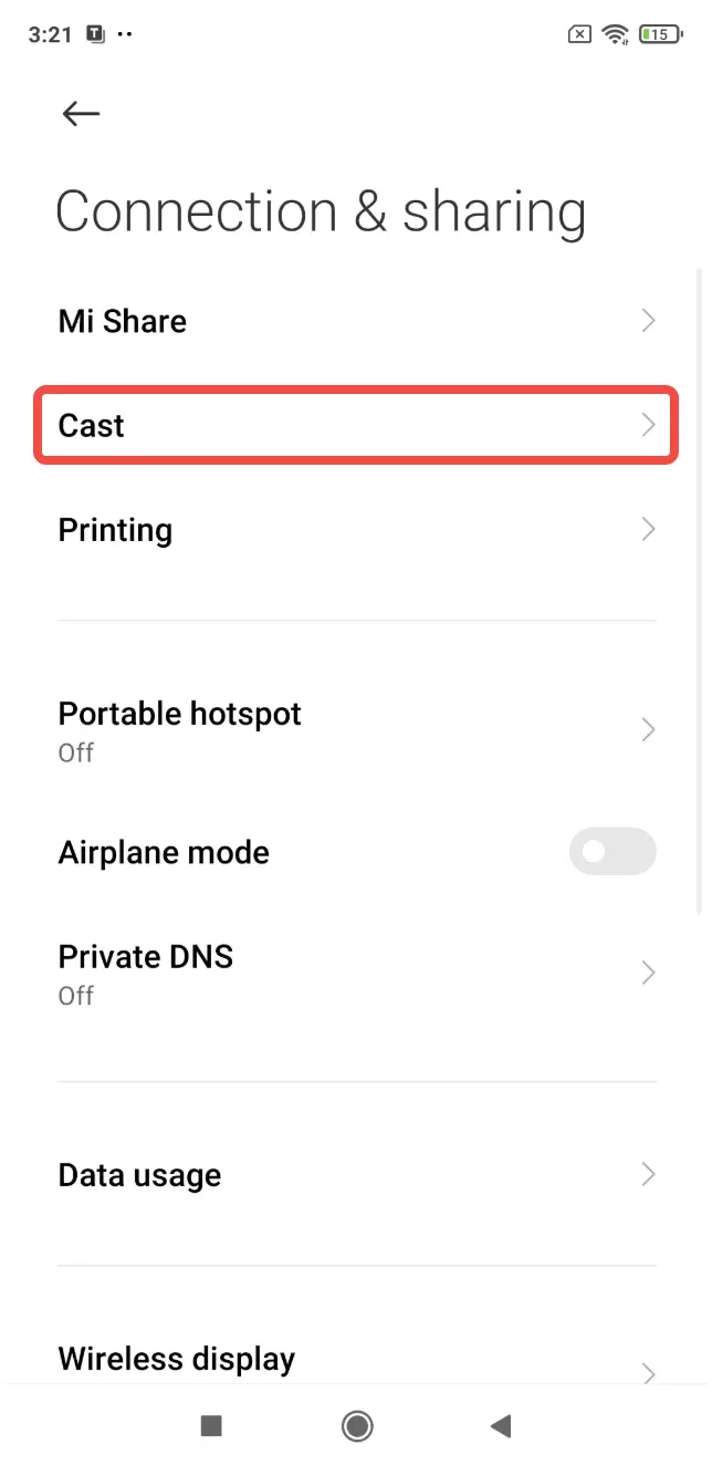 小米 Miracast 投屏