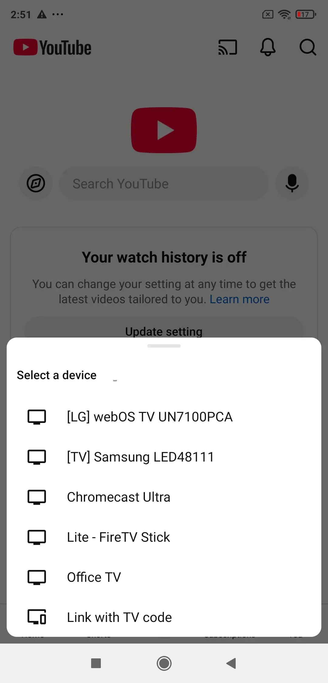 小米手机使用 Chromecast